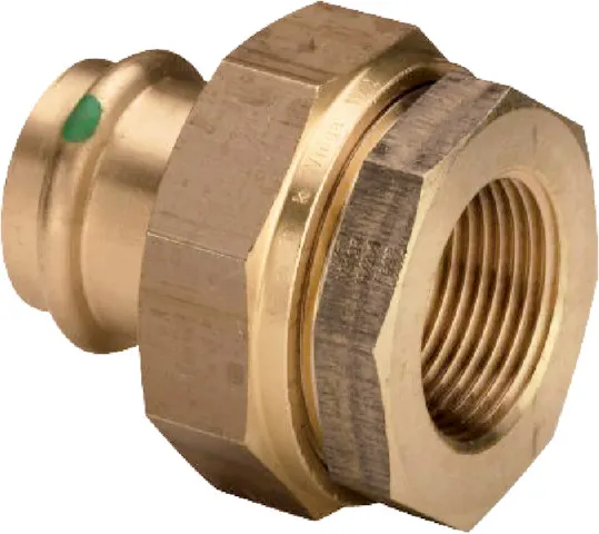 Viega Isolierverschraubung mit SC Sanpress 2267 in22mmxRp3/4Siliziumbronze
