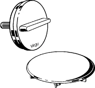 Viega Ausstattungsset Rotaplex 6156.0 aus Kunststoff verchromt – Bild 3