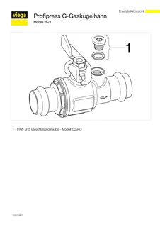 Viega Gaskugelhahn mit SC Profipress G 2671 in 22mm – Bild 4