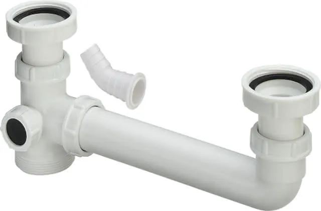 Viega Ablaufverbindung 794.1 in G2 x G2 x 80-285mm Kunststoff weiss