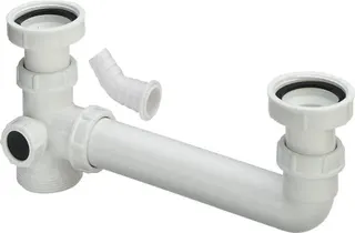 Viega Ablaufverbindung 794.1 in G2 x G2 x 80-285mm Kunststoff weiss