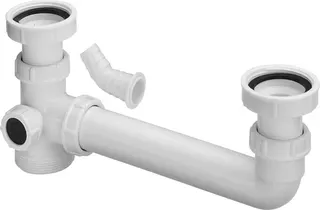 Viega Ablaufverbindung 794.1 in G2 x G2 x 80-285mm Kunststoff weiss – Bild 2