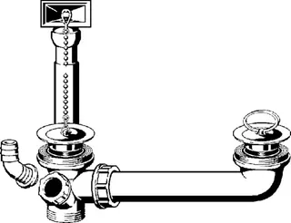 Viega Ab- und Überlaufgarnitur 7823.42 in G1 1/2 x 70mm x 100-270mm Kunststoff – Bild 3