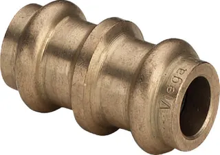 Viega Muffe mit SC Sanpress 9778.0 in 12x10mm Siliziumbronze
