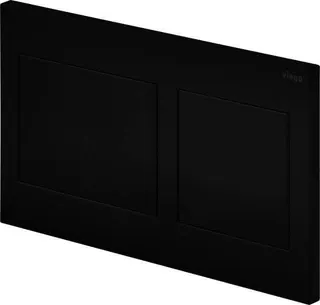Viega WC Betätigungsplatte VfS 21 8611.1 aus Kunststoff in schwarz matt – Bild 2