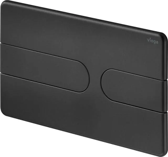 Viega WC Betätigungsplatte VfS 23 8613.1 aus Kunststoff in schwarz matt