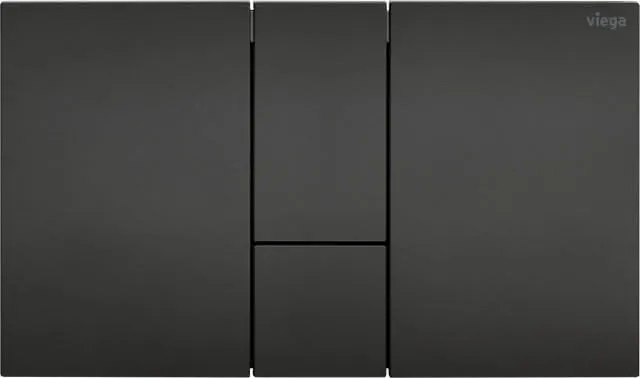 Viega WC Betätigungsplatte VfS 24 8614.1 aus Kunststoff in schwarz matt