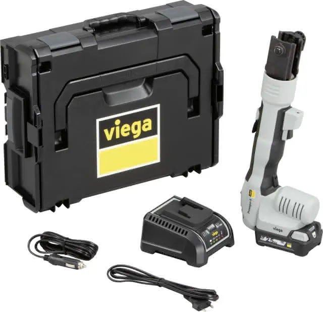 Viega Presswerkzeug Pressgun 6 2295.4 in 18V/2,5 Ah Akku+Ladegerät
