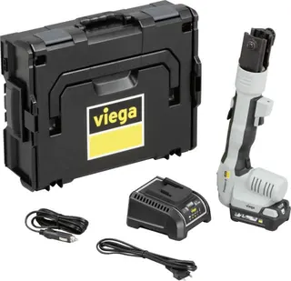 Viega Presswerkzeug Pressgun 6 2295.4 in 18V/2,5 Ah Akku+Ladegerät