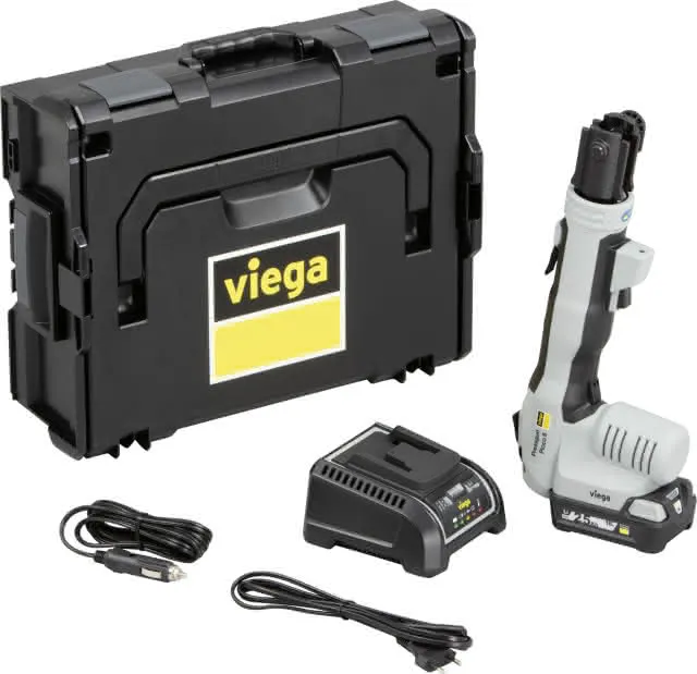 Viega Presswerkzeug Pressgun Picco 6 2489.4 in 18V/2,5 Ah Akku+Ladegerät