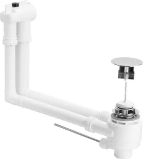 Viega Ablaufgarnitur 5420.1 in G1 1/4 x 60mm Kunststoff verchromt – Bild 2