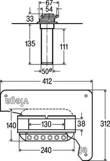 Viega Duschrinnen-Ablauf Advantix Cleviva 4981.90 senkrecht – Bild 4
