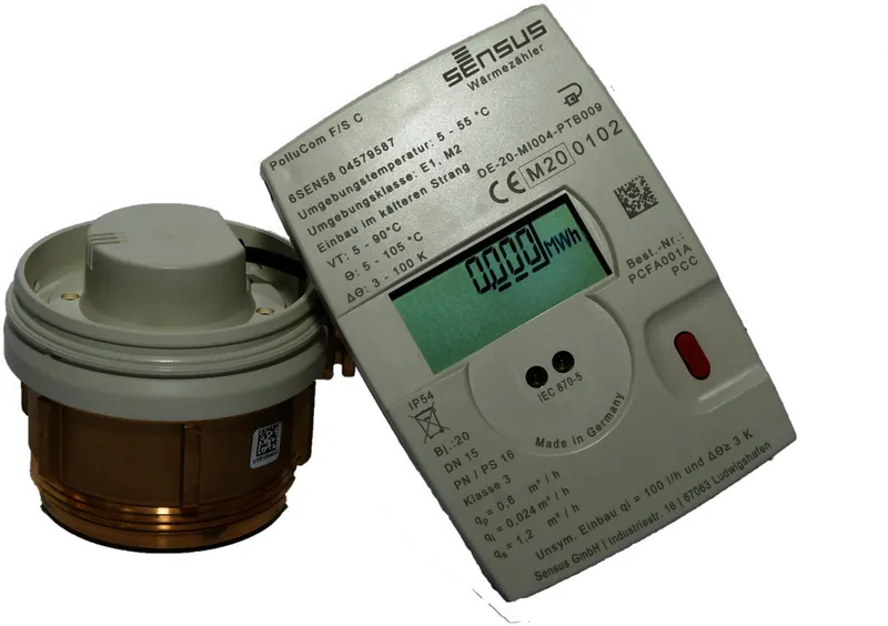 Sensus WMZ MK PolluCom F/S C Qp 0,6 B DN15 AG M60x2 PN16 45/5,2 FZ