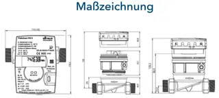 Sensus WMZ MK PolluCom F/S C Qp 1,5 B DN15 AG M60x2 PN16 45/5,2 Mbus – Bild 3