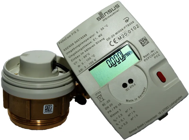 Sensus WMZ MK PolluCom F/S C Qp 2,5 B DN20 AG M60x2 PN16 45/5,2 FZ