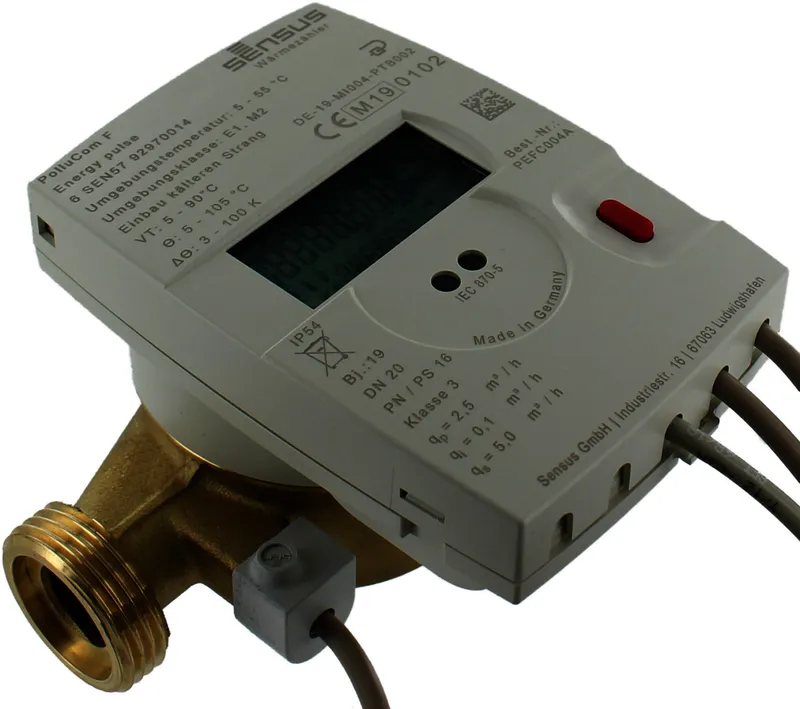 Sensus WMZ PolluCom F Qp 2,5 B DN20 L:130 AG1" PN16 45/5,2 FZ