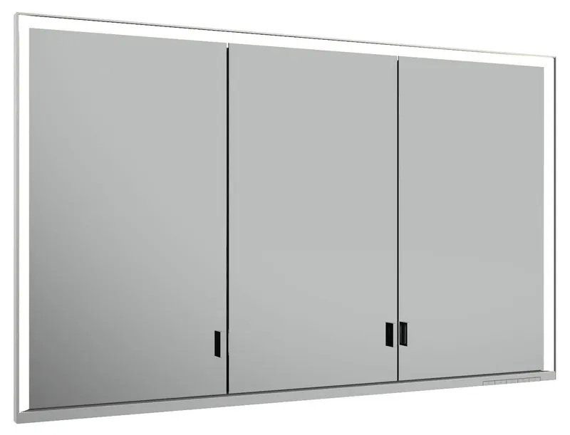 Keuco SPS R. Lumos 14315, ohne Ablagef., Einbau, silb-elox., 1200x735x165mm