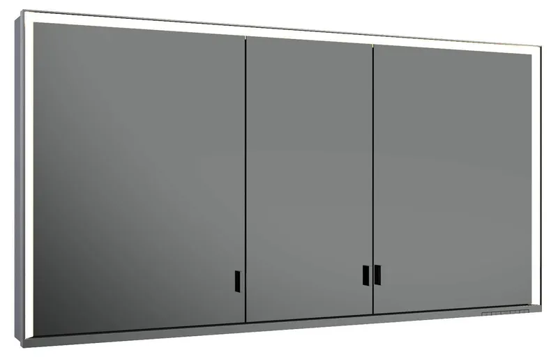Keuco SPS R. Lumos 14306, ohne Ablagef., Vorbau, silb-elox., 1400x735x165mm