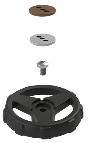 KEMPER Handrad Umrüst-Set 120x12