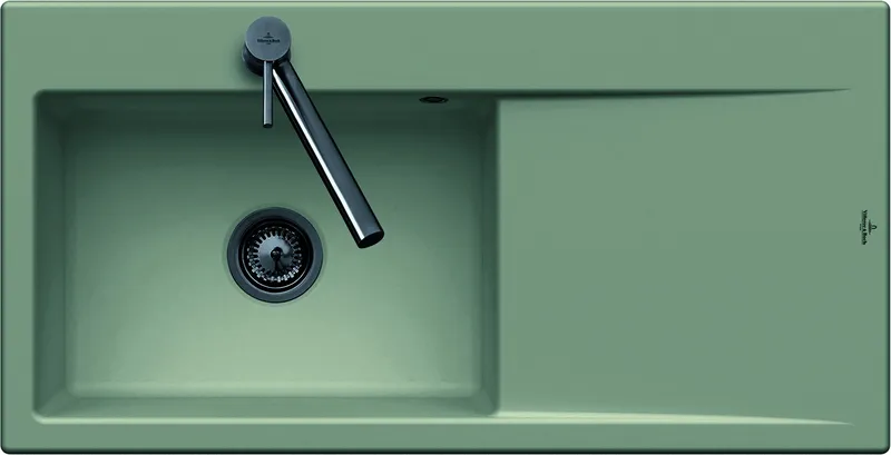 Villeroy & Boch SP Subway Style 60 Flat 980x490mm Exc-Garn. IB links Keram. Graphite cplus