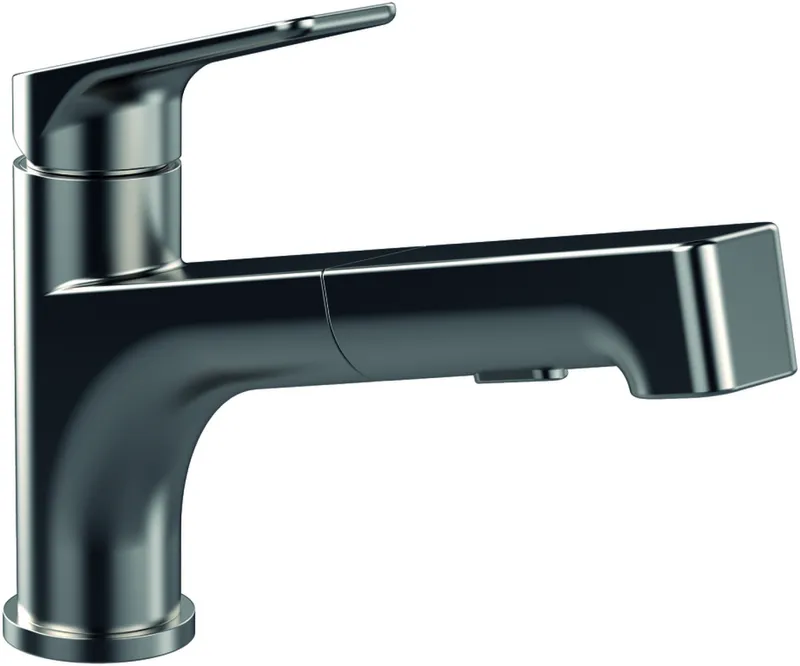 Villeroy & Boch Küchenarmatur Junis Shower 46x253mm aus Edelstahl Edelstahl massiv