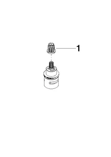 Dornbracht Oberteil Temperieroberteil ERSATZTEILE 90900316600 – Bild 3