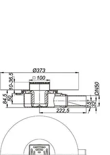 Bodenablauf DallDrain Select OM, DN 50, 100 x 100 mm – Bild 5