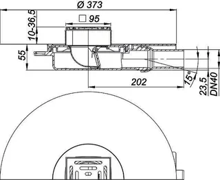 Bodenablauf DallDrain Pure Plan OM, DN 40, 100 x 100 mm – Bild 5
