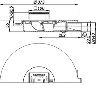 Bodenablauf DallDrain Select Plan OM, DN 40, 100 x 100 mm – Bild 5