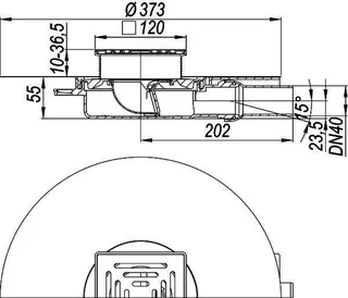 Bodenablauf DallDrain Select Plan OM, DN 40, 120 x 120 mm – Bild 5