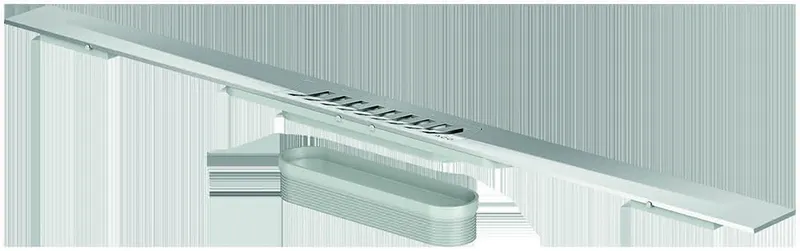 ACO ShowerDrain S+ Duschprofil 1000x55/mit Rost Stripes/Haarsieb