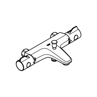 GROHE THM-Wannenbatterie Grohtherm 800 34568 ohne Anschlüsse chrom – Bild 4
