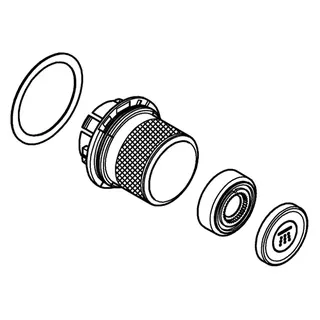 GROHE Druckknopfbetätigung 48361 für SmartControl Unterputz chrom – Bild 3