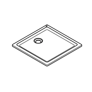 GROHE Universal Duschwanne 39302 aus Acryl 800 x 800 mm alpinweiß – Bild 4
