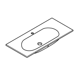 GROHE Möbelwaschtisch Essence Keramik 39566 1000x460 mm PureGuard alpinweiß – Bild 3