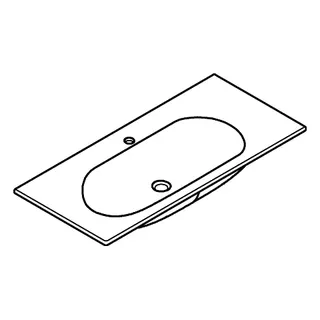 GROHE Möbelwaschtisch Essence Keramik 39566 1000x460 mm PureGuard alpinweiß – Bild 4