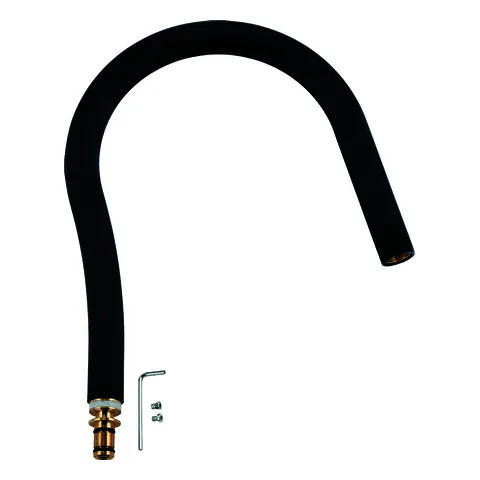 GROHE Brauseschlauch GrohFlexx 46968 aus Santopren softschwarz