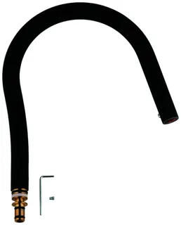 GROHE Brauseschlauch GrohFlexx 46968 aus Santopren softschwarz – Bild 2