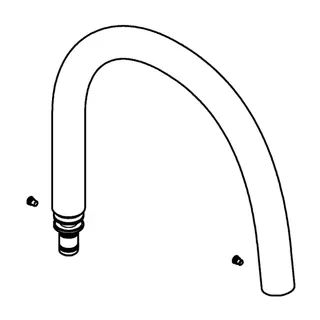 GROHE Brauseschlauch GrohFlexx 46968 aus Santopren softschwarz – Bild 3