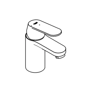 GROHE EH-Waschtisch-Batterie Eurosmart C 23927 S-Size MST kalt Push-open Abl.grt. chrom – Bild 3
