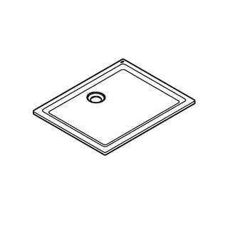 GROHE Universal Duschwanne 39306 aus Acryl 1000 x 800 mm alpinweiß – Bild 3