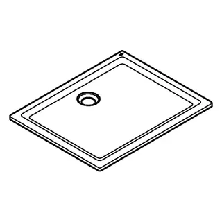GROHE Universal Duschwanne 39306 aus Acryl 1000 x 800 mm alpinweiß – Bild 4