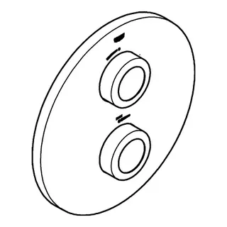 GROHE Rosette 49013 für Grohtherm Special chrom – Bild 4