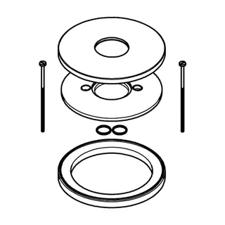 GROHE Rosette und Distanzring 46971 für Essence chrom – Bild 3