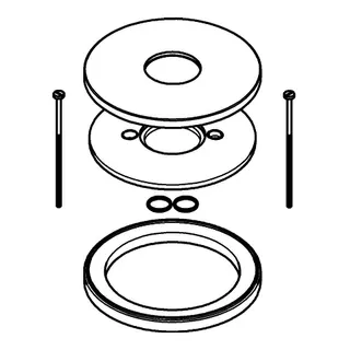 GROHE Rosette und Distanzring 46971 für Essence chrom – Bild 4