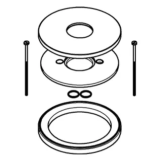 GROHE Rosette und Distanzring 46971 für Essence supersteel – Bild 4