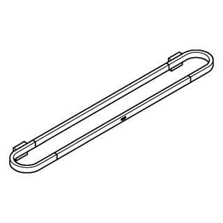 GROHE Badetuchhalter/Halter Selection 41056 600mm hard graphite – Bild 4
