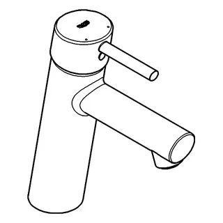 GROHE EH-Waschtisch-Batterie Concetto 23932_1 M-Size Push-open Ablaufgarnitur chrom – Bild 4