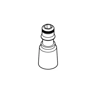 GROHE Anschlussnippel 03720 für Freehander chrom – Bild 4