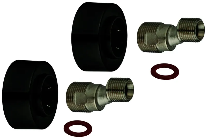 GROHE S-Anschluss 48453 1/2" x 3/4" Verstellbarkeit 7,5mm hard graphite geb.